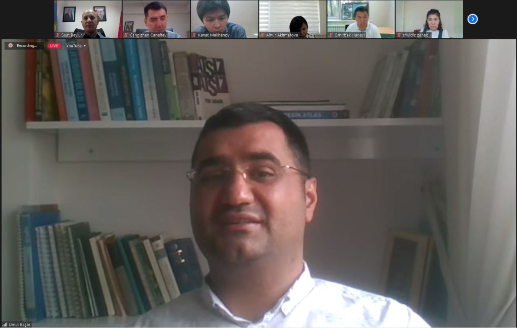 On July 1, 2022, Dr. Umit Bashar, Senior Researcher, Associate Professor, Center for Iranian Studies (IRAM) held an online seminar entitled “Current Events in Afghanistan and Regional Impacts”.